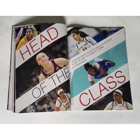 Caitlin Clark Angel Reese 2025 WNBA Preview Athlon Sports Magazine NEW - Picture 5 of 5